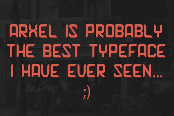 7.Free Font Of The Day  Arxel