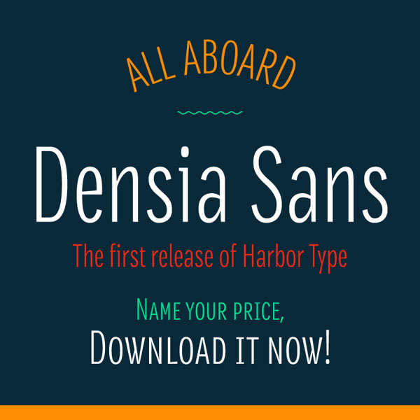 Free Font Of The Day  Densia Sans