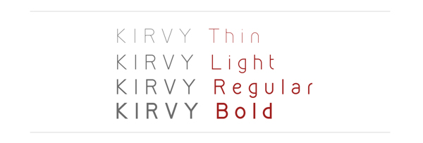 3.Free Font Of The Day  KIRVY