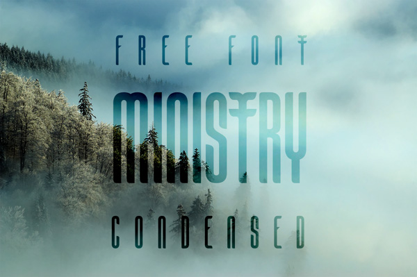 5.Free Font Of The Day  Ministry