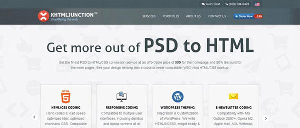 10. PSD To HTML Services