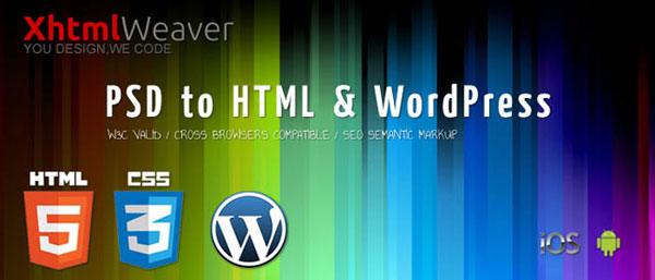 4. PSD To HTML Services