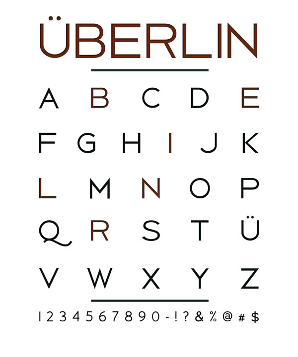 5.berlin font