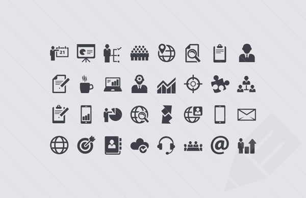 1.free business icon set