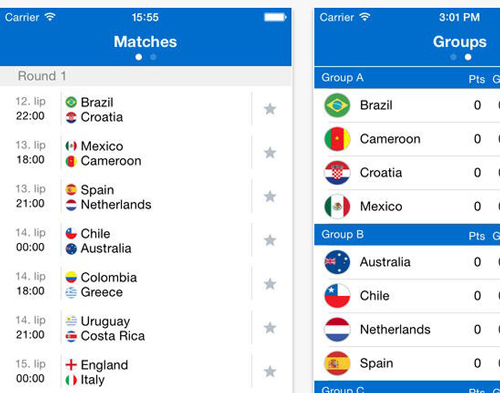 12.world cup apps