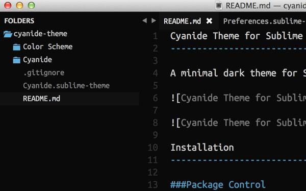 13.sublime text themes