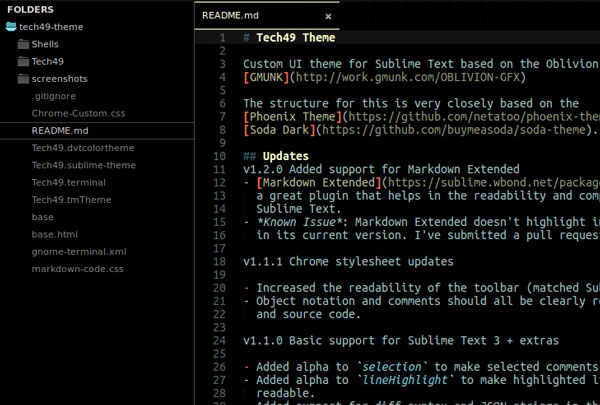 17.sublime text themes