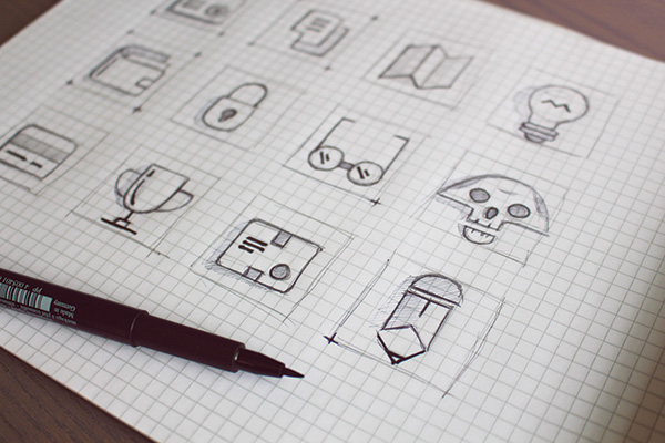 2.Wireframe Icons