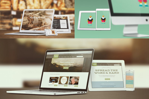 3.Presentation mock-up templates