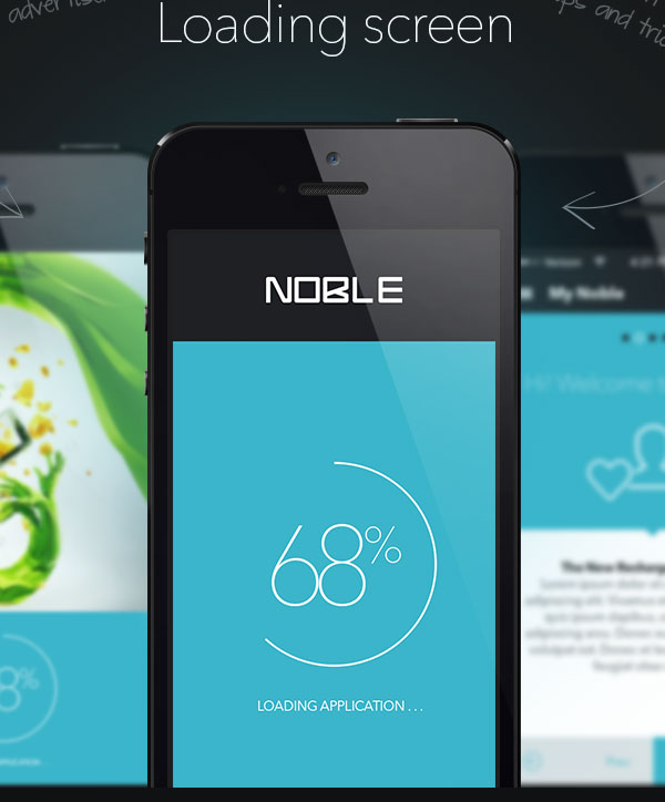 4.Mobile App Design Inspiration – Noble