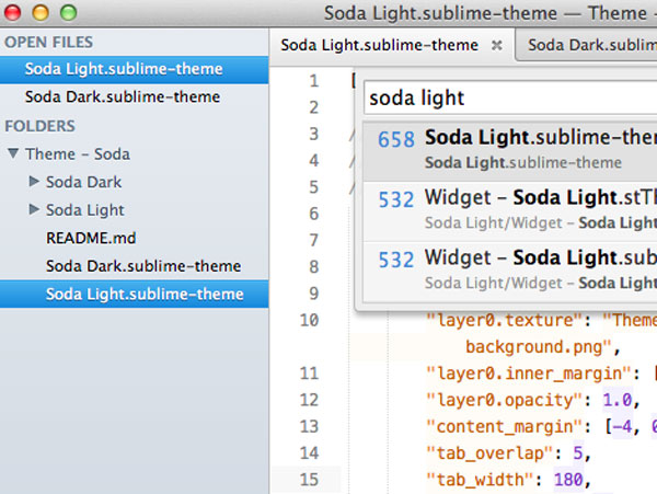 5.sublime text themes