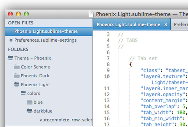 7.sublime text themes