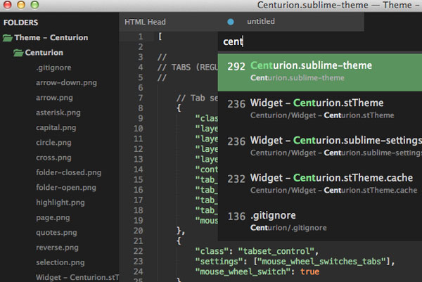 8.sublime text themes