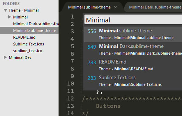 sublime text theme brsakers