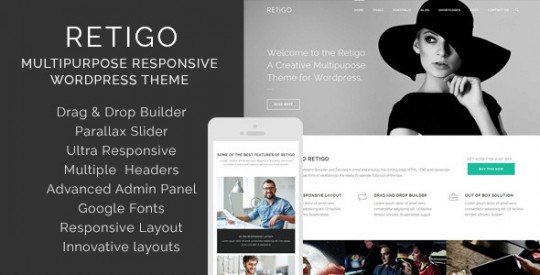 WP Theme Of the Day #188 – Retigo – Creative Multipurpose Wordpress ...
