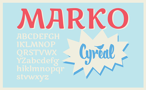 1.Free Font Of The Day  Marko One