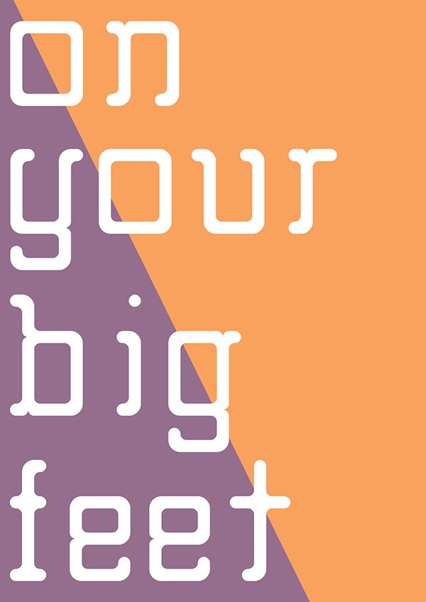 5.Free Font Of The Day  Big Foot