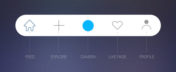 3.Mobile App Design Inspiration – Instagram  Next generation