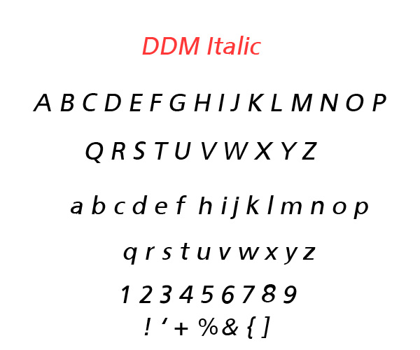 4.Free Font Of The Day  DDM