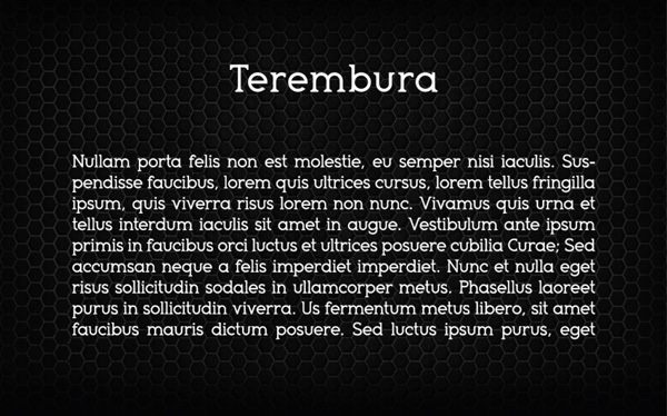 4.Free Font Of The Day  Terembura