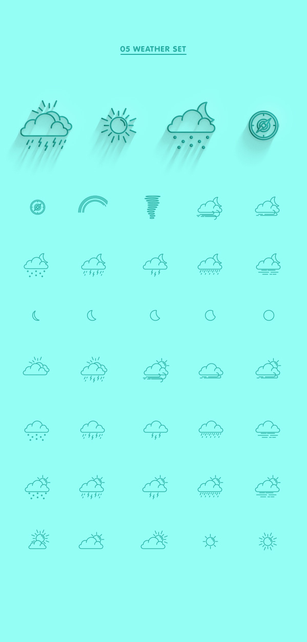 5.Line Icon Sets