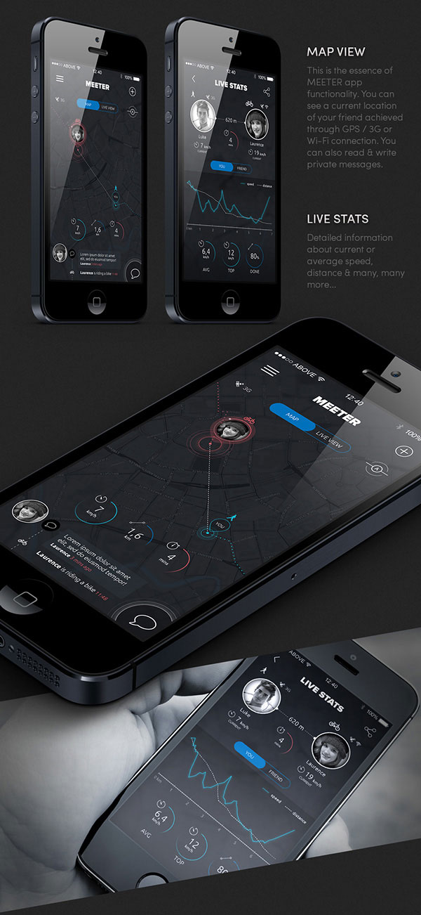 5.Mobile App Design Inspiration – MEETER