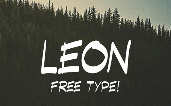 3.Free Font Of The Day  Leon