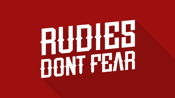 4.Free Font Of The Day  Rude