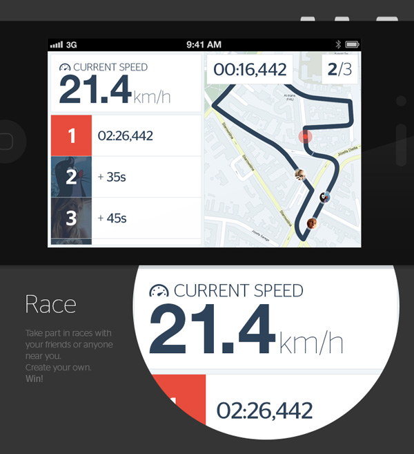 8.Mobile App Design Inspiration – Bike now