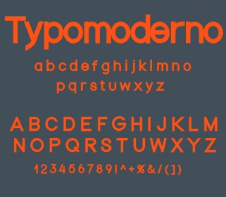 Free Font Of The Day : Typomoderno - Designbeep