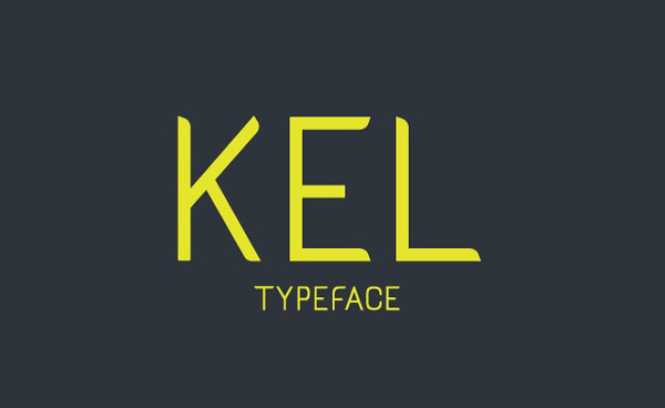 1.Free Font Of The Day  Kel