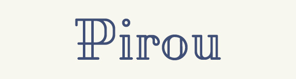 1.Free Font Of The Day  Pirou