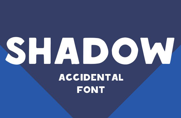 1.Free Font Of The Day  Shadow