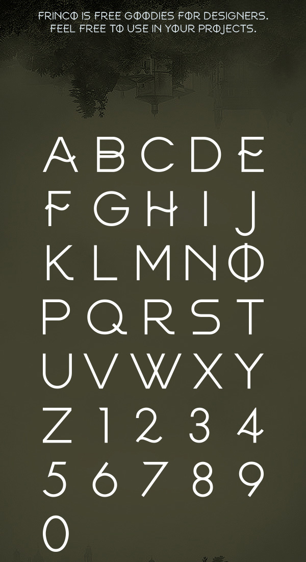 2.Free Font Of The Day  Frinco