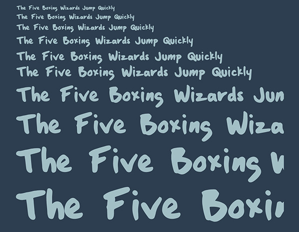 6.Free Font Of The Day  Boxing Wizards