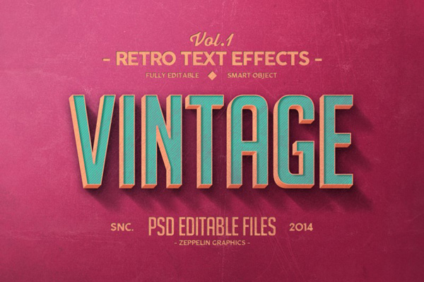 Vintage Text Effects