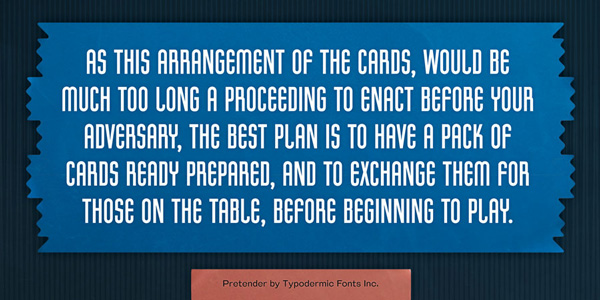 2.Free Font Of The Day  Pretender