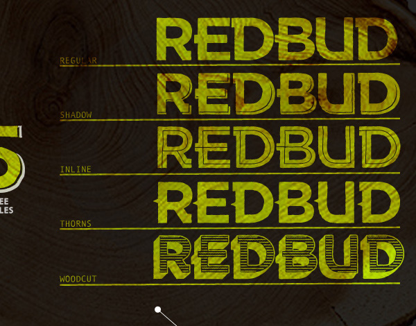 2.Free Font Of The Day  Redbud