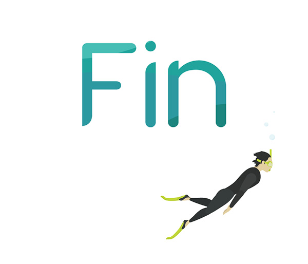 3.Free Font Of The Day  Fins