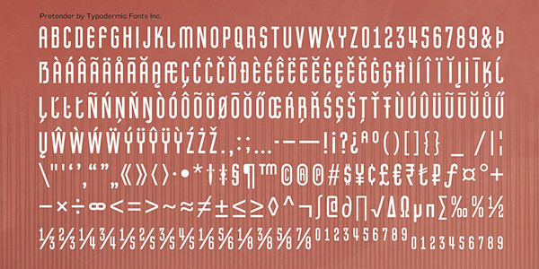 3.Free Font Of The Day  Pretender