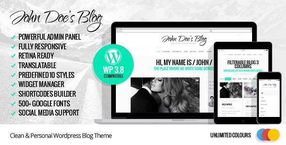 Clean WordPress Blog Theme