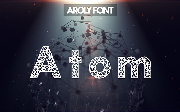 5.Free Font Of Of The Day  Aroly