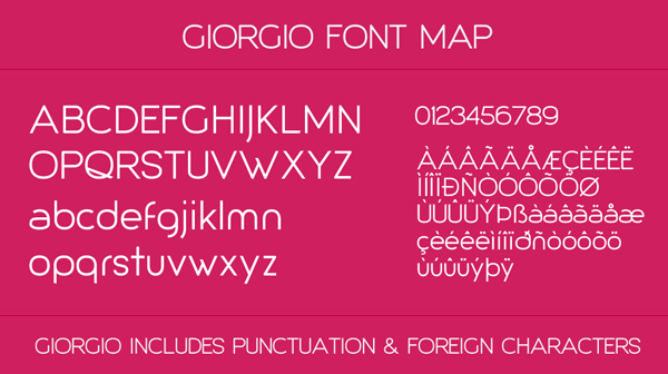 2.Free Font Of The Day  Giorgio