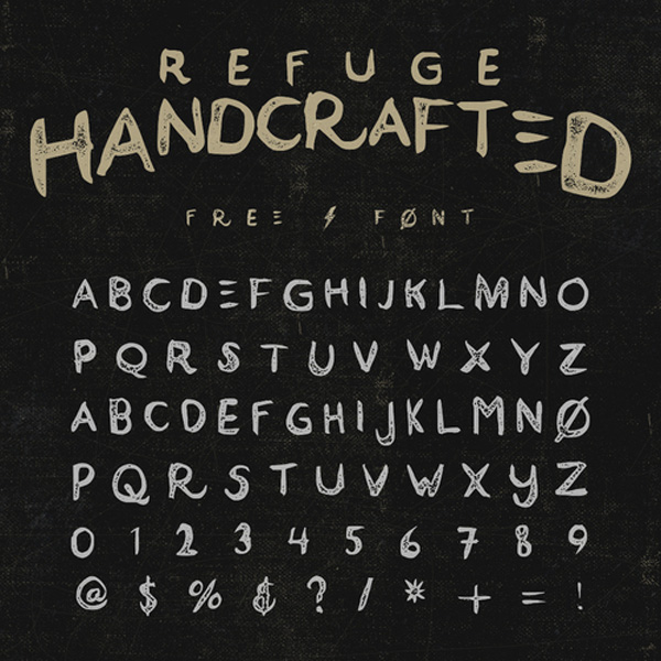 2.Free Font Of The Day  Refuge