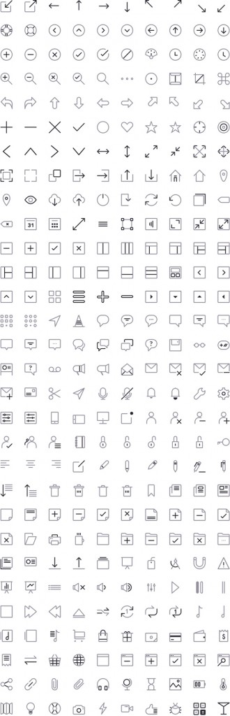 Free Download : CompassCons 300 Sketch Icons - Designbeep