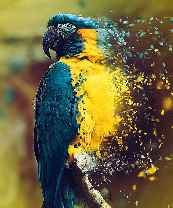 3.Dispersion Photoshop Action