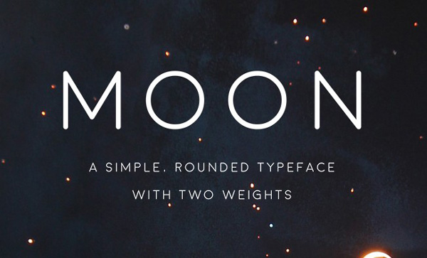 4.Free Font Of The Day  Moon