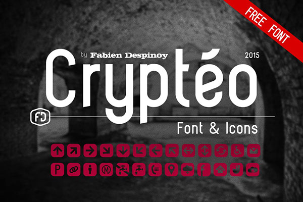 1.Free Font Of The Day  Cryptéo