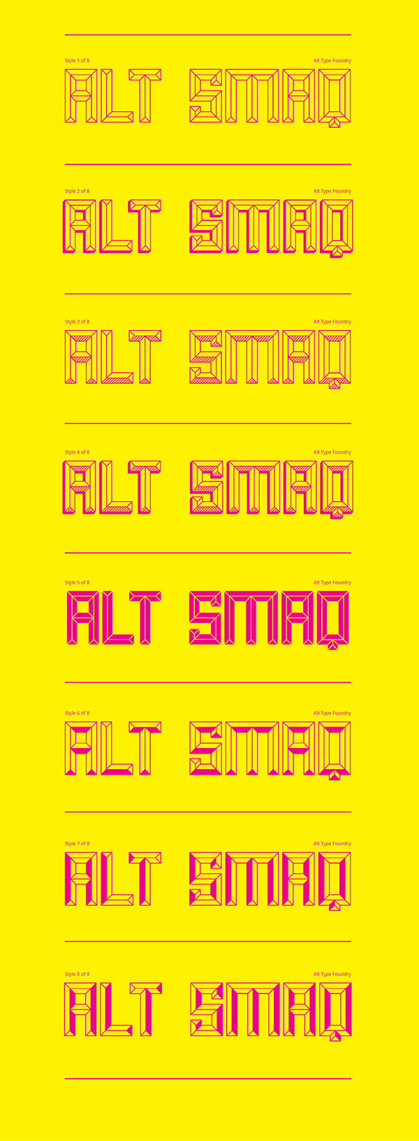 2.Free Font Of The Day  Smaq