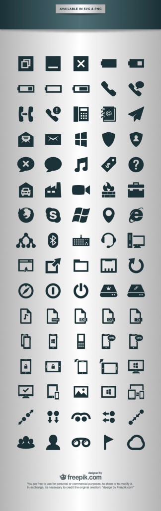 Free Download : Phone Operating System Icons - Designbeep